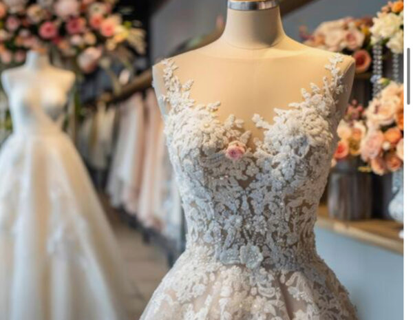 Lace Bridal Dress - Image 3