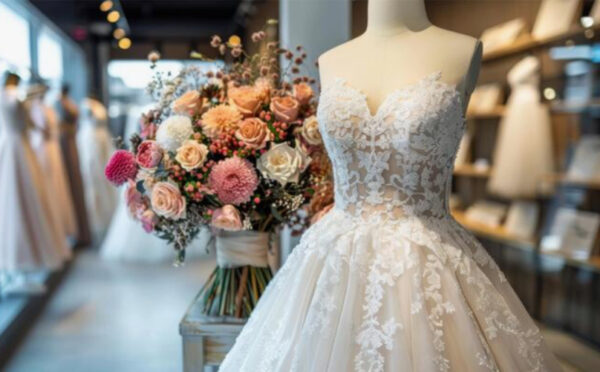 Lace Bridal Dress - Image 6