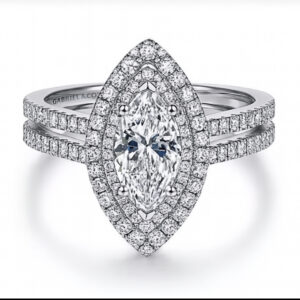 Pear Cut- Double Halo