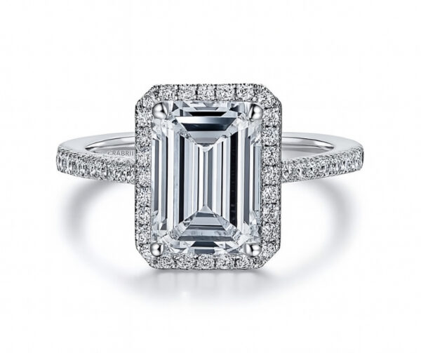 Emerald-Cut Center Diamond
