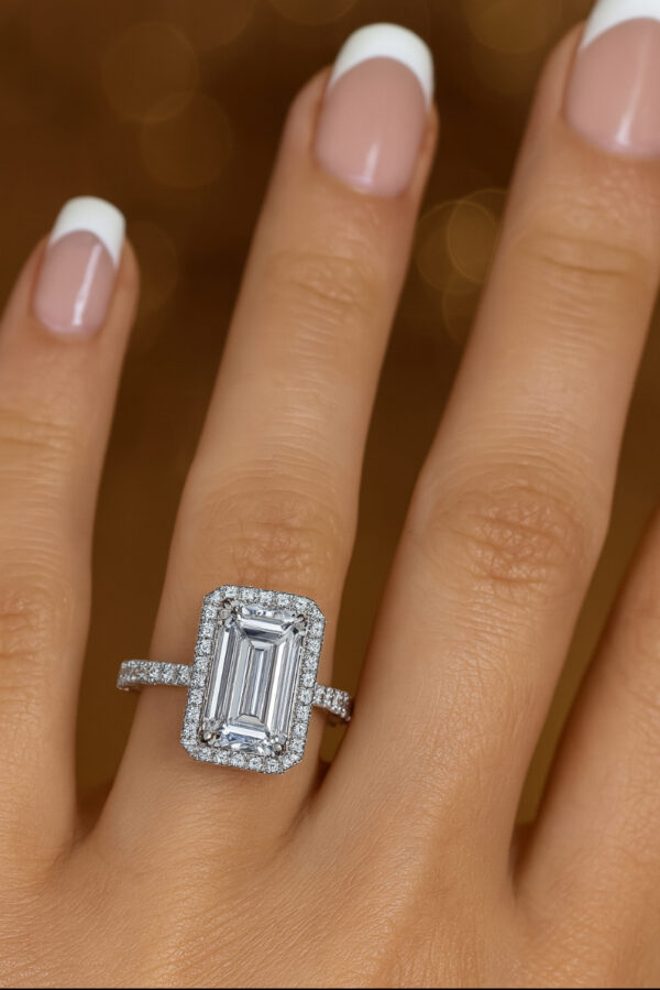 Emerald-Cut Center Diamond - Image 2
